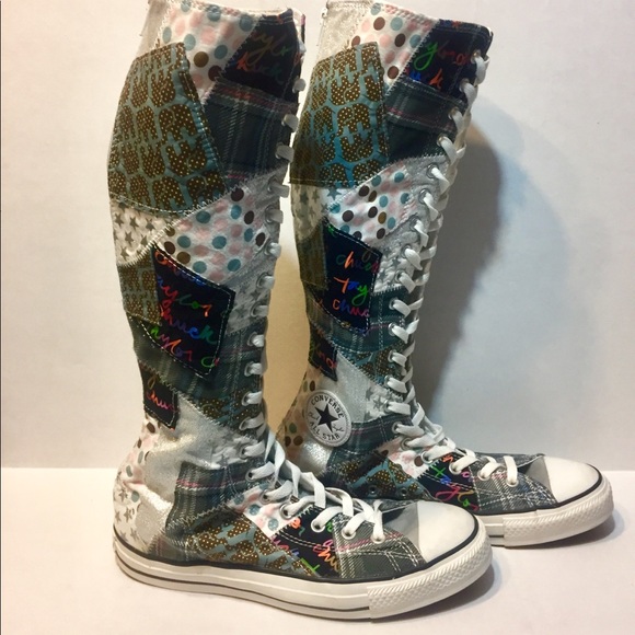 knee high converse size 10